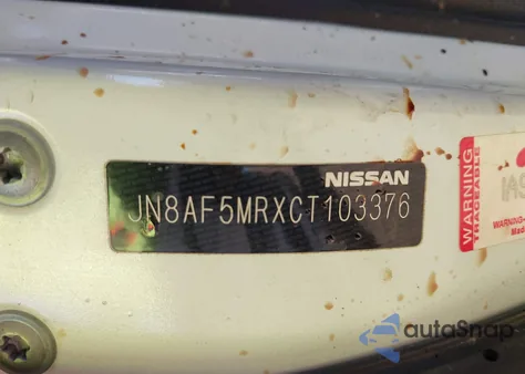 2012 Nissan Juke Sv из США, поврежденный, VIN JN8AF5MRXCT103376